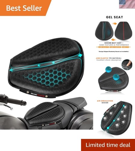 Foldable motorcycle gel seat - foldable,