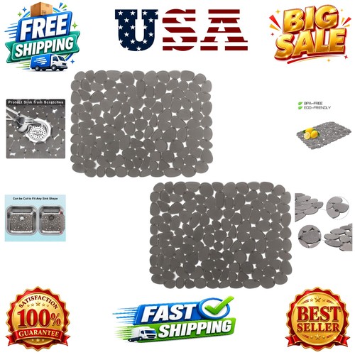 Pebble sink mats for - pebble, stainless