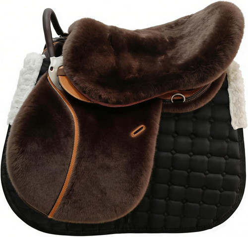 English style sheepskin - sheepskin, saddle